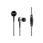RHA MA450i Earphones Sound insulation of aluminum with Remote / Microphone Black (Electronics)