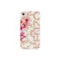 Kenzo CHIARA white hull with flowery pink pattern iPhone 4 (Accessory)
