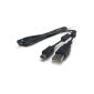 ABC Products® spare Olympus CB-USB5 / CB USB6 / CB USB8 USB cable (for Picture Transfer / charger - Supports loading into selected models) for most Olympus FE / SP / Mju / Mju Tough / Stylus / Traveller Series Digital Camera (models given below) (Electronics)