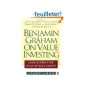 Benjamin Graham on Value Investing: Lessons from the Dean of Wall Street (Paperback)