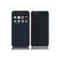 JAMMYLIZARD | Case flip box window and translucent back for iPhone 6 Plus screen 5.5 inches, Anthracite (Accessory)
