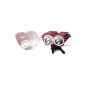 NEW Ultra Bright CREE XML U2 LED 2X red bicycle lamp SET bicycle lights 5000 LM
