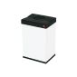 Hailo 6404-901 spacious waste box with swing lid Big-Box 40, White (Misc.)