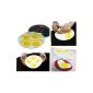 Dish Microwave Cooking Egg Mold Heart Shape Plastic 4 Omelette Kitchen (Kitchen)