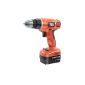 Black & Decker cordless drill EPC12CA-QW, 12V / 1.0 Ah battery with Slide Pack (tool)