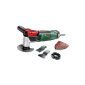 Bosch PMF 250 CES Home Series multifunctional tool + 5 pcs. Sawing and sanding sheet set + depth stop + Case (250 W, 15,000-20,000 1 / min) (tool)