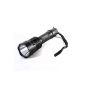Forrader C12 CREE XM-L2 U3 Super bright 2000 lumens LED flashlight controlled light with tail button switch with 5-mode, Black (Flashlight Only) (Misc.)