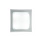 Wofi ceiling light, 4-lights, 40 x 40 cm, depth 10 cm, nickel matt 9419.04.64.0400 (household goods)