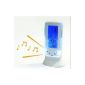 Xinte Creative Music Mode Clock with LED clock with thermometer blue