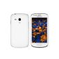 mumbi Cases Samsung Galaxy S3 Mini Case (hard back) white (Wireless Phone Accessory)