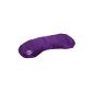 Eye pillow silk purple, 24 x 11 cm Filling: either flaxseed / lavender or rock crystal: 100% silk, Ticking: 100% cotton (Misc.)