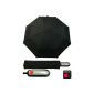 Tot umbrella umbrella Fibre BIG Duomatic black (Sports Apparel)
