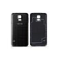 BATTERY COVER BACK COVER CASE ORIGINAL BLACK SAMSUNG GALAXY S5 for (Electronics)