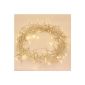 100 LED light chain battery operated warm white