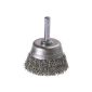 wolfcraft 1 Wire cup brush, 6 mm shank Ø 75 (tools)