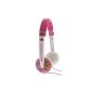 T'nB Kids M-Mrs Ms Princess Headphones for iPod / MP3 / MP4, mobile phone / DVD players / video console Rose (Accessory)