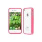 Bumper Case Case Case Bright pink for Apple iPhone 4 / 4S 16GB 32GB accessory (Electronics)