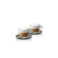 Nespresso Glass Cappuccino cup & saucer