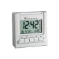 Radio controlled alarm clock with thermometer 