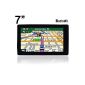 DBPOWER® HD GPS navigation device (4GB, 7.0 inch 800 x 480 touchscreen display, Bluetooth, AV IN, MediaTek MT3351 500MHz, Microsoft Windows CE 6.0,4 GB Built-in Speaker, Free EU map, MP3, MP4, Supports up to 8GB Micro SD Card) (Electronics)