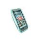 Silicone Cover Case Bag Hany Case transparent blue for Nokia N8