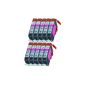 10 Printer Ink for Canon Pixma IP3600 IP4600 MP540 MP560 MX860 MX870 replace CLI-521 (Office supplies & stationery)
