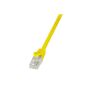 LogiLink EconLine Cat6 Network Cable U / UTP AWG24 0.25 m Yellow (Accessory)