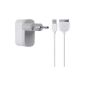 Belkin USB Charger 1A F8Z884CW04 mini size sector for iPhone 3 / 3G / 4 / 4S and iPod - supplied with cable (Accessory)