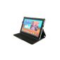 StilGut® UltraSlim Case Case with Stand and presentation function for Samsung Galaxy Tab 8.9, Black (Electronics)