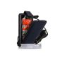 Hull HTC 8X Black PU Leather Case Cover With Valve Car charger (Accessory)