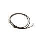 5 choker necklaces or waxed cotton cord wire for creating jewelry beads - Brown (Jewelry)