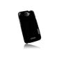 mumbi TPU Silicone Case for HTC ONE X sleeve black (Accessories)