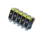 NTT® - 5 x Piece XL cartridges / cartridges compatible with PGI-525BK Black / Black, Sparpack (Office supplies & stationery)