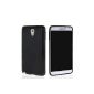 MOONCASE TPU Silicone Gel Case Cover Shell Case Cover For Samsung Galaxy Note 3 N7505 Lite / Neo N750 Black (Wireless Phone Accessory)