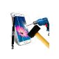*** *** FULL MOVIE PACK PROTECTION GLASS Tempered screen for SAMSUNG GALAXY S6 INVISIBLE screen protector filter & scratchproof glass + PEN BLACK UNBREAKABLE Smartphone Galaxi S 4G + 4G 6 SVI-SM SM G920F G920F G920 (Electronics)