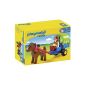 Playmobil - 6779 - Construction game - Trolley with Pony (Toy)