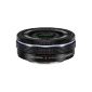 Olympus M.ZUIKO DIGITAL 14-42mm 1: 3.5-5.6 EZ lens (electronic zoom) black (accessories)