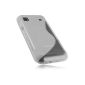 mumbi S TPU Cover Samsung i9000 Galaxy S / i9001 Galaxy S PLUS shell transparent white (accessory)