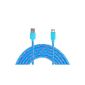 VEO | USB data cable and charger for Samsung Galaxy synchronizer Edge S6, S6, S5, S4, S3, S2, Note 2, Note 1, 1m, BLUE (Electronics)