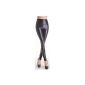 PunkJewelry Fashion Leggings leather look glossy one size (Textiles)