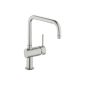 Grohe Minta kitchen faucet Rotation range 0 ° / 150 ° / 360 ° Starlight Bec U 32488DC0 (Germany Import) (Tools & Accessories)