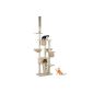 Happypet® CAT005 cat tree cat tree cover high 2.30 to 2.60 high Beige (Misc.)