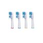 4 pcs (1x4) E-Cron® brush.  Oral B Dual Clean (EB417-4) replacement.  Fully compatible with the following models of electric toothbrushes Oral-B: Vitality Precision Clean, Vitality Floss Action, Vitality Sensitive, Vitality Pro White, Vitality Dual Clean, Vitality White and Clean, Professional Care, Triumph, Advance Power, TriZone and Smart Series.