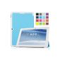 IVSO Slim Smart Cover Case for ASUS MeMO Pad Tablet with 10 ME103K Function Sleep / Wake Automatic (Blue) (Electronics)