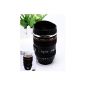 EiioX Twist-cup drinking cup in digital camera design for coffee, tea, Kakoo, milk (household goods)