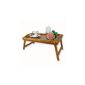 Bamboo breakfast tray bed tray Trolley Wood (household goods)