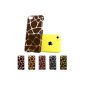 Iphone 5C, ESR - iPhone Protective Case for iPhone 5C Case 5c- Transparent and Solid - Animal Kingdom Series - Giraffe (Accessory)