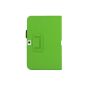 Case Leather Flip Case for Samsung Galaxy Tab 10.1 3 (green) (Electronics)