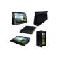 Deluxe Leather Case Cover for ASUS EeePad Transformer Prime TF201 and PEN FILM + GIFT (Electronics)
