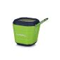 Lumsing® Portable Waterproof Bluetooth 4.0 wireless speaker dual coil - speaker with microphone battery pack up to 8 hours of play time, outdoor sports design waterproof IP64 & Shock-Proof & Dust-proof Speaker - Green (Wireless Phone Accessory)